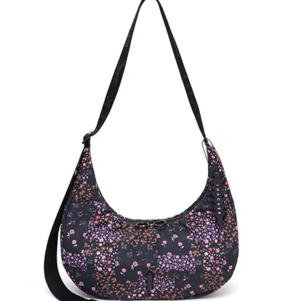 Thacker nylon crescent crossbody purse